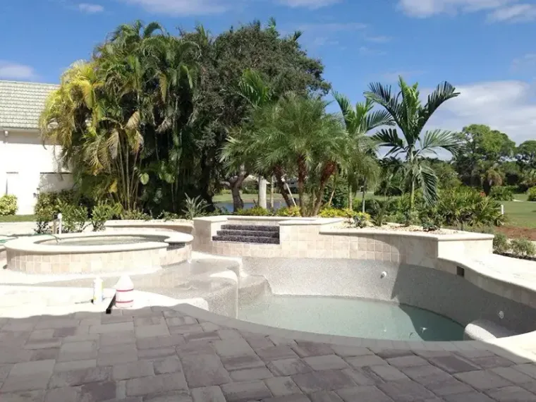 In-ground spas and hot tubs